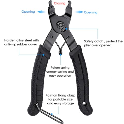 Serplex® Bike Link Plier 2-in-1 for Opener Closer Chain Installation Remover Tool Universal Compatible with All Speed Chains 2PCS