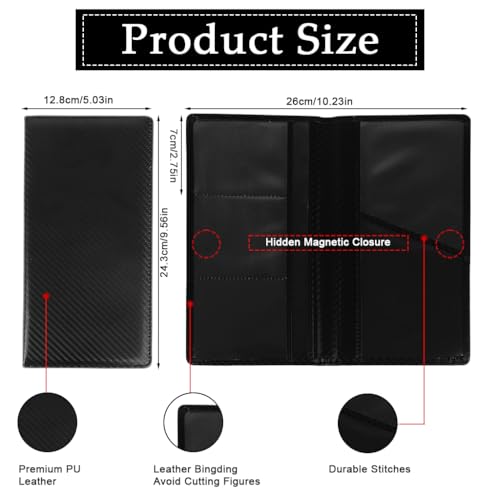 STHIRA® Car Registration & Insurance File Holder Bifold Car Documents Holder Bag