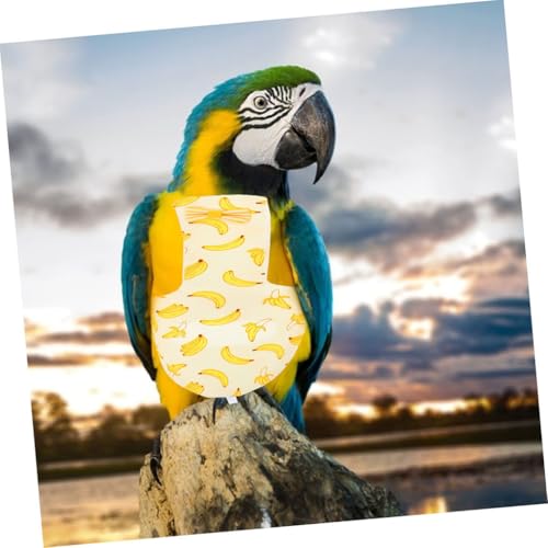 ZIBUYU® Bird Diaper Parrot Washable Diapers, Parrot Flight Suit, Reusable Nappies for Parakeet Cockatiel Mini Macaw Budgie Canary 2 Pcs