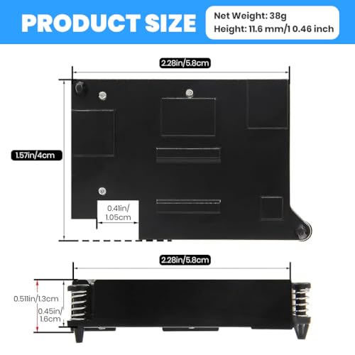 ZORBES® Active Cooler H505 for Raspberry Pi 5 (2GB/4GB/8GB/16GB), Efficient Cooling Fan and Heatsink Combination Compatible with Pi Boards for Reliable Heat Control and Stable Operation