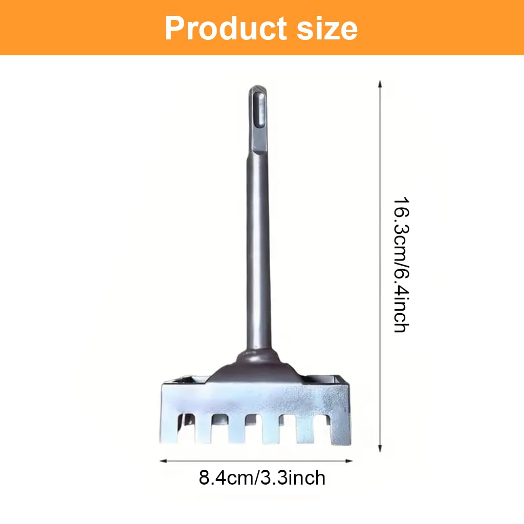 Serplex Square Hole Cutter for 86 Type Junction Box with 4 Side Slotted Teeth and Stainless Steel Build