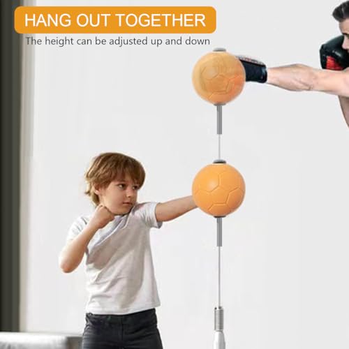 Proberos MMA Boxing Reflex Ball, Sit-Up Bar With Foam Handle and Rubber Suction Seat Up Fitness Equipment Sit-ups and Push-ups Assistant Device For Weight Lose Gym Workout