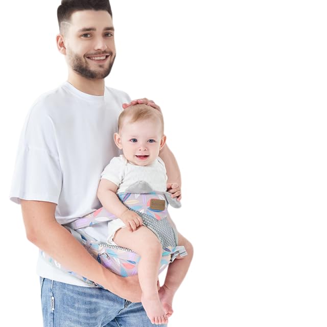 SNOWIE SOFT® Baby Hip Carrier with Adjustable Waistband & Hip Seat - Ergonomic Infant Carrier for Newborn to Toddler