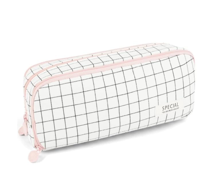 Zibuyu Pencil Case for School and Office with Multi Compartment Design | Smooth Zipper Storage