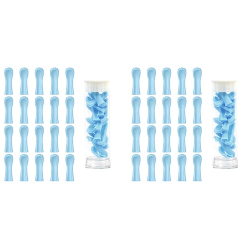 HANNEA® Ear Cleaner Tool Tips Silicone for Ear Wax Removal Kit Replacement Visual 20 Pieces 12x3.5mm 40PCS