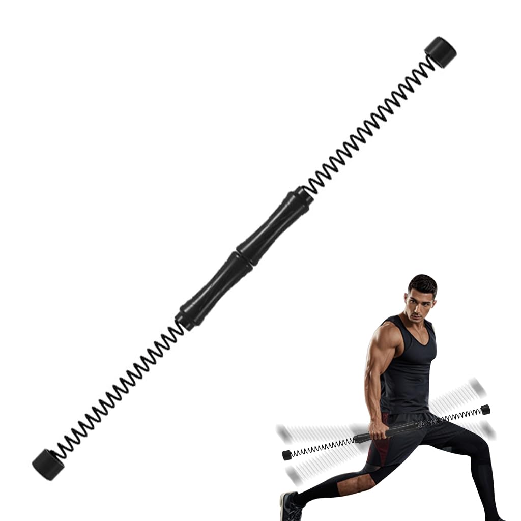 Proberos Compact Cordless Battle Ropes for Home Gym with 16.9 in Spring Metal Bars | Full Body Strength Training for Men and Women