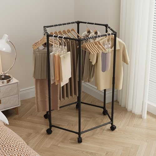 HASTHIP® Large Capacity Clothes Rack, Clothing Racks for Hanging Clothes