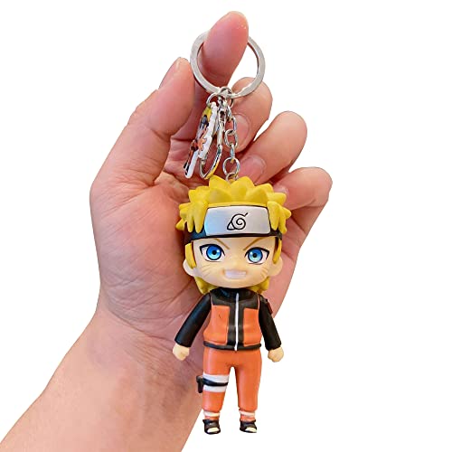 PATPAT® Naruto Keychain, Anime Keychain, Cute Keychains, Anime Accessories, Naruto Uzumaki Figures Keychain Collection (Naruto Uzumaki)