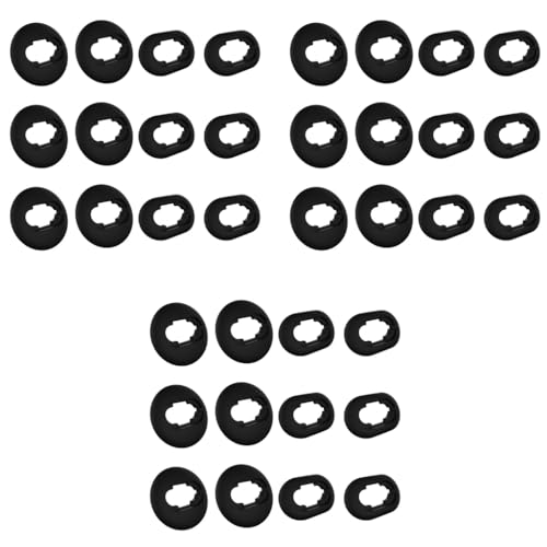 Verilux® 6 Pairs Earbud Tips for Galaxy Buds Live Protective Silicone Eartips Adapter Ear Wing Replacement Non-Slip Sound Leakproof Cover Accessories S/L 3PCS