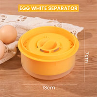 HASTHIP® gg White Separator with Egg Beater, Egg Separator Yolk White Separator, Egg White Filter Storage Box