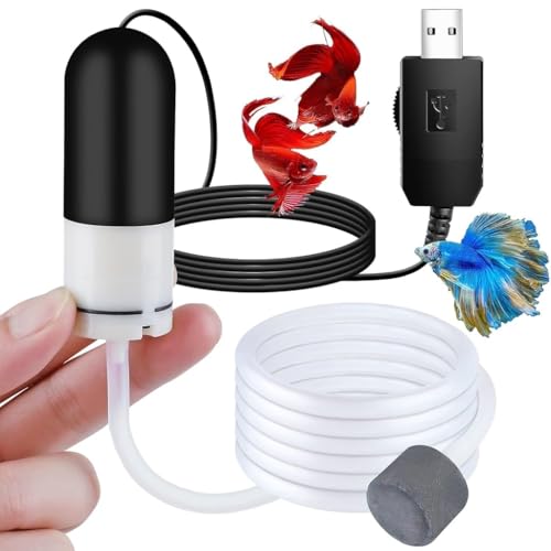 Qpets® Mini Aquarium Air Pump