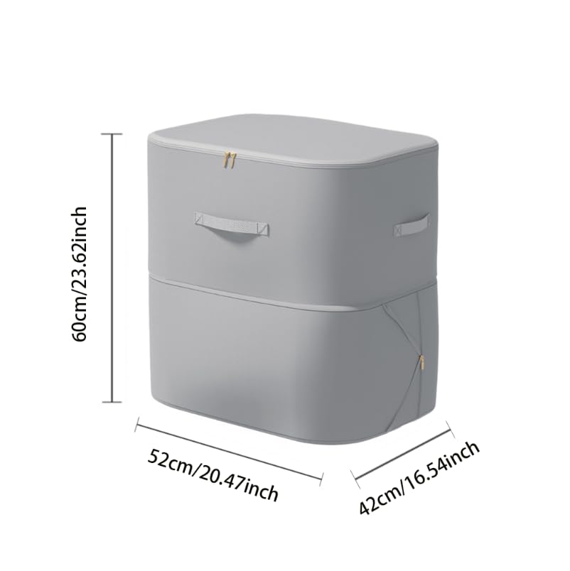 ZIBUYU Self Compression Organizer Bag for Home and Travel with Reinforced Fabric | Space Saving Design