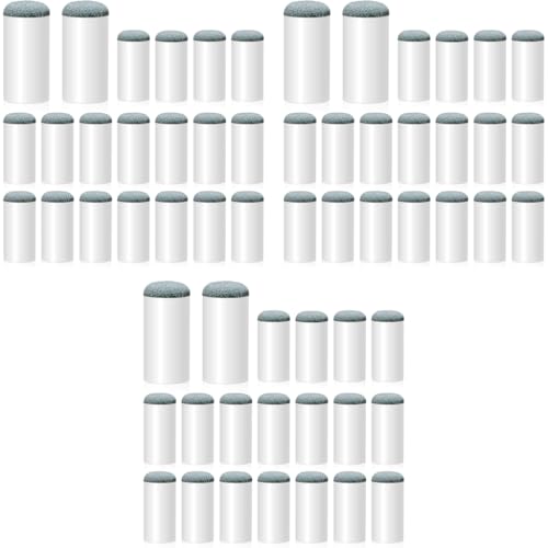 Proberos® 60PCS 9mm Slip-On Billiards Cue Tips, Easy-to-Install Plastic & Leather Cue Stick Replacement Tips for Pool & Snooker, Durable & Professional-Grade Accessories