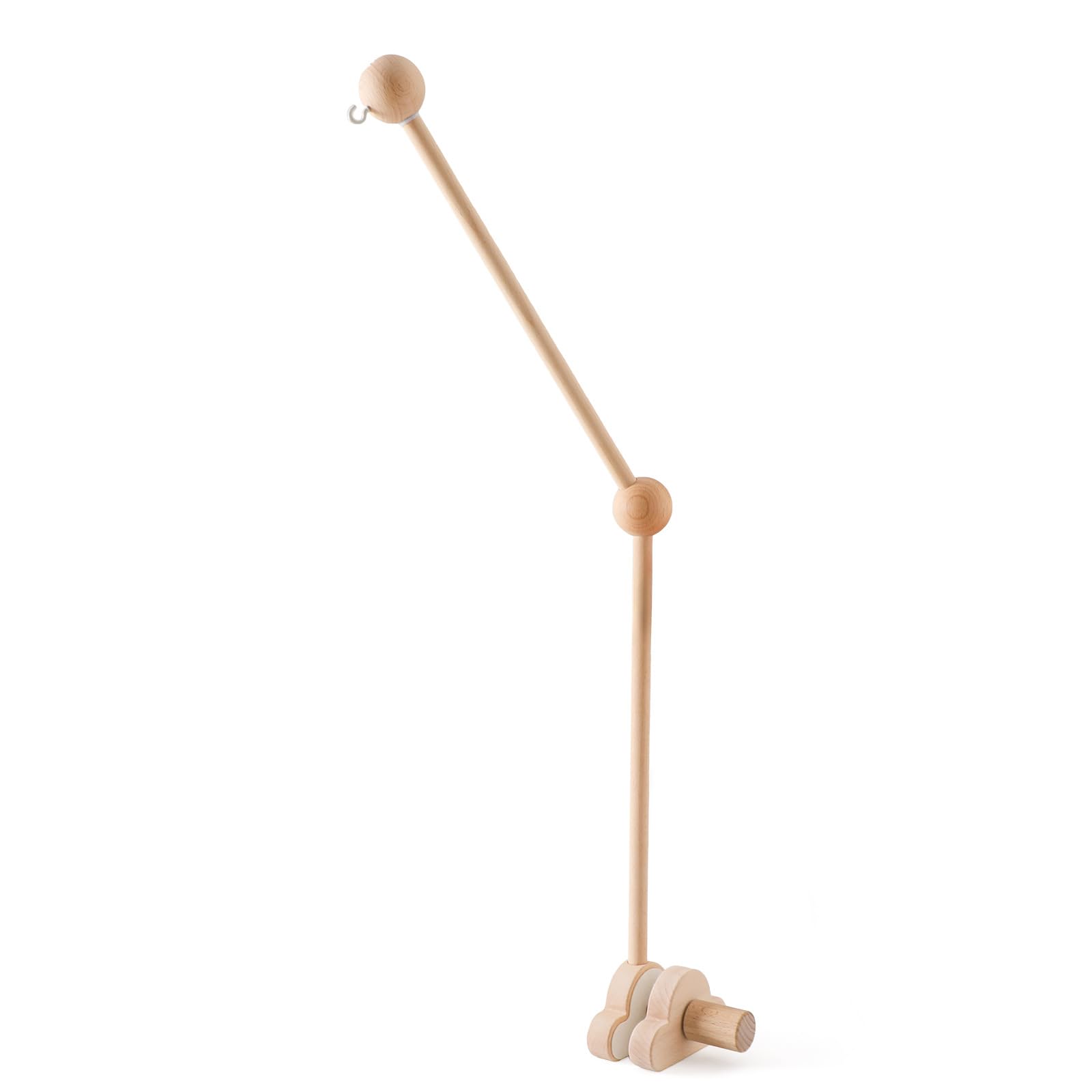 SNOWIE SOFT Baby Rattle Toy for Stroller and Car Seat with Teethers | Plush Animal for Infants