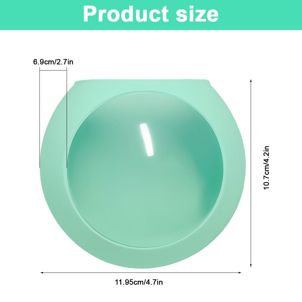 Zibuyu Hydroponic Planter for Home Decor featuring 4.72 in No Drill Wall Mount | Silicone Indoor Pot