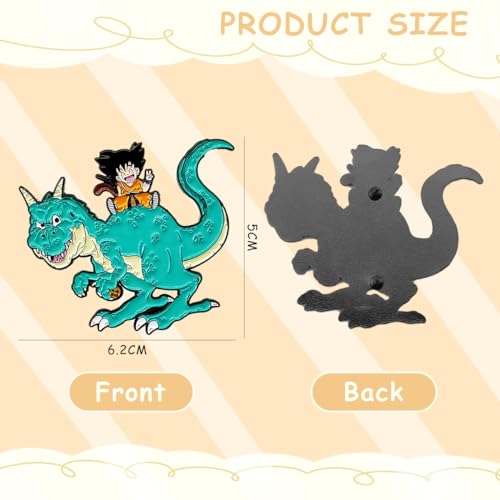 PATPAT® Dragon Ball Brooch Pin Enamel Cartoon Dragon Ball Brooch Pin for Hat Backpack Charms Badge Toy Gift Brooch Pin for Kids