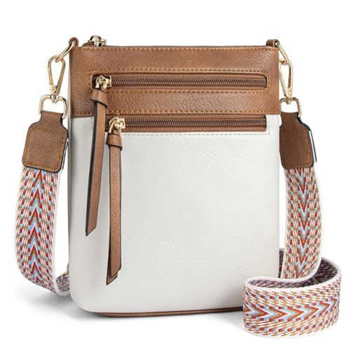 PALAY® Crossbody Bag for Women,Lightweight Medium Crossbody Purse Soft Leather Women's Shoulder Handbags with Adjustable