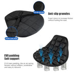 STHIRA® Motorcycle Seat Cushion, 3D Pressure Relief Design Breathable Lycra Motorcycle Air Seat Pad Shock Absorption Comfortable Motorcycle Seat Cushion for Long Rides