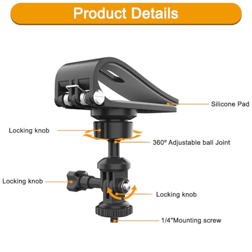 STHIRA® Car Sun Visor Mount VLOG/Video Holder for Samsung Cell Phone 1