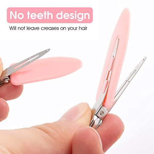 PALAY® 16PCS No Bend Hair Clips Styling Bangs Curl Pin Duck Bill Set Crease Barrettes For Salon Hairstyle Hairdressing Waves Girls Makeup Multicolor