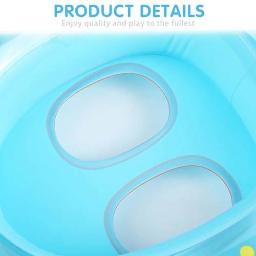 Optifit® Kids Inflatable Swimming Ring with Cartoon Steering Wheel Horn Durable PVC Leakproof Valve 55-57cm Ideal for Toddlers 3-5 Years Fun Safe Pool Float Beach Indoor Pools 3PCS