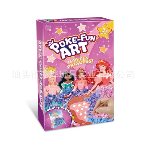 PATPAT® Poke-Fun Art, Early Learning Educational Toys, DIY Fantasy Poke-in Art Set