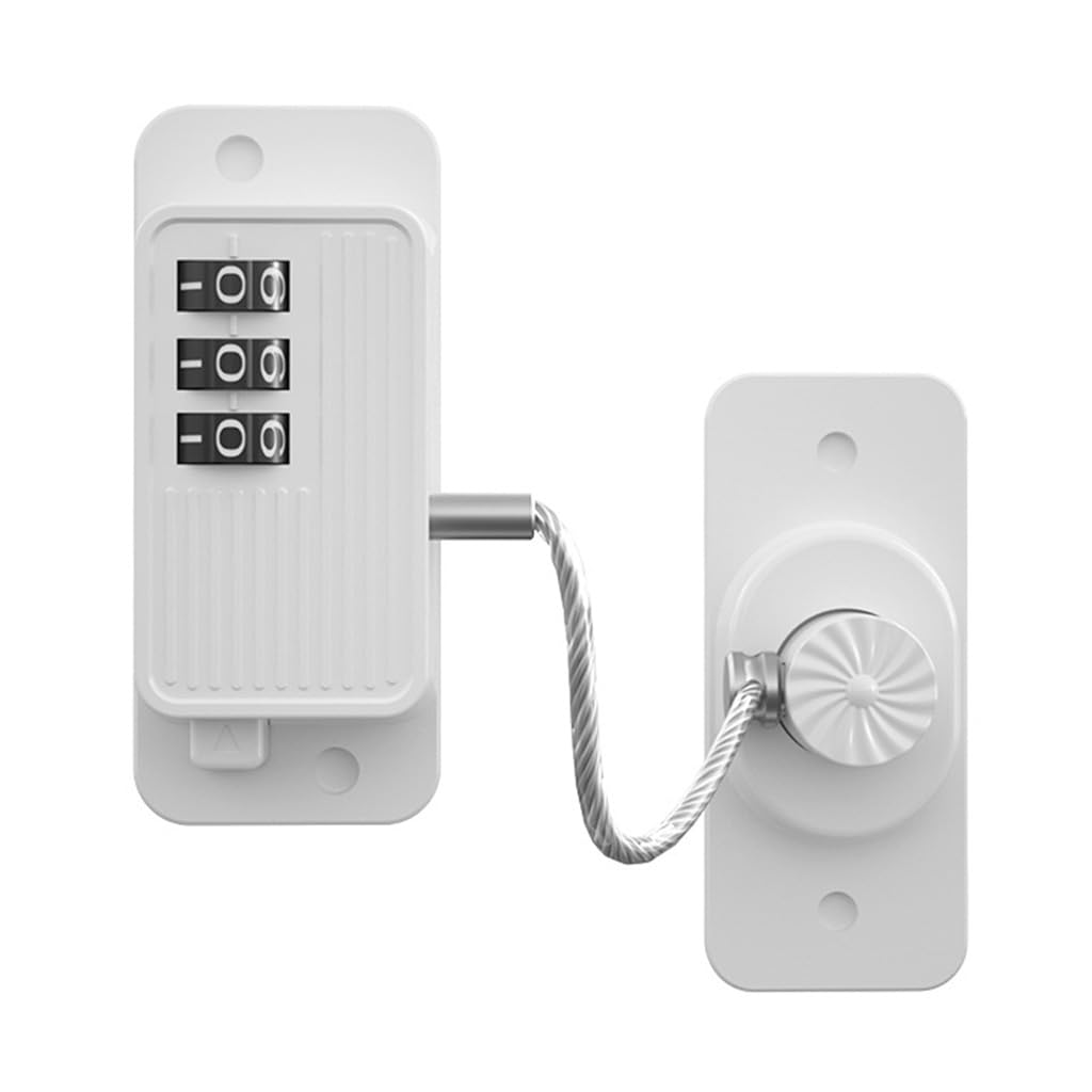 SNOWIE SOFT Child Safety Cabinet Lock for Refrigerators with 3 Digit Code | White 1 Count