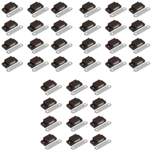 Serplex® 36PCS Magnetic Door Catches for Cabinets and Closets Strong Latches for Cupboards Drawers and Furniture Doors