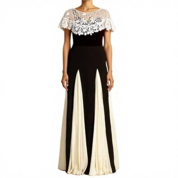 PALAY Lace Shawl Poncho Cape for Women featuring Floral Hollow Out Knit | Elegant White Wrap