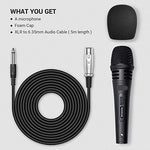ZORBES® Karaoke Wired Dynamic Microphone - 16ft XLR Cable, Metal Mic Compatible with Karaoke Machine/Speaker/Amp/Mixer for Karaoke Singing,Speech,Wedding,Stage and Outdoor Activity