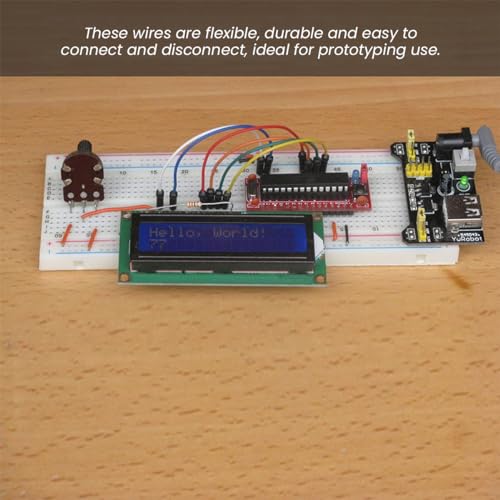 Serplex® Jumper Wires Kit 1120PCS with 14 Sizes Breadboard Assorted Color Accessories for Components Connections