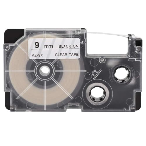 ZIBUYU® Black on White 1 Pack Label-Making Tapes