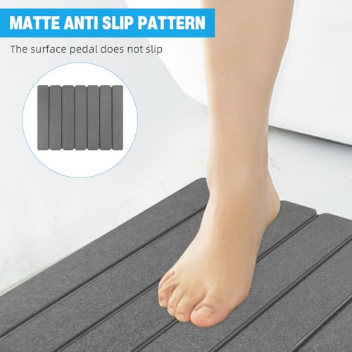 HASTHIP® Foldable Stone Bath Mat, Super Absorbent