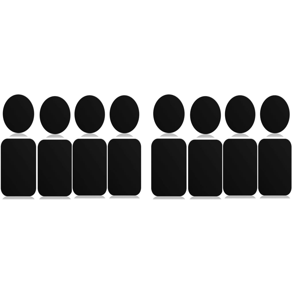 STHIRA Universal Metal Plate for Magnetic Car Mount featuring Strong Adhesive 8 PCS