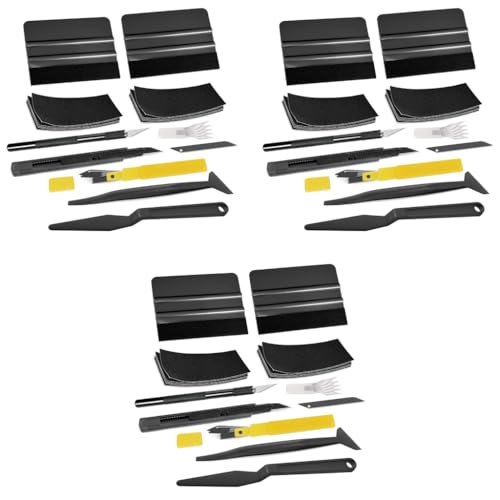 STHIRA® 63PCS Car Window Tint Tool Kit Paint Protection Film Application Conqueror Squeegee Utility Cutter Protective Installing for