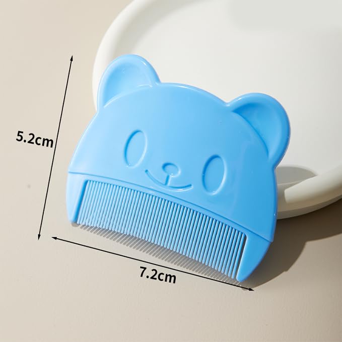 ZIBUYU Baby Hair Comb for Gentle Newborn Scalp Care with Soft Rounded Tips | Non Toxic Material