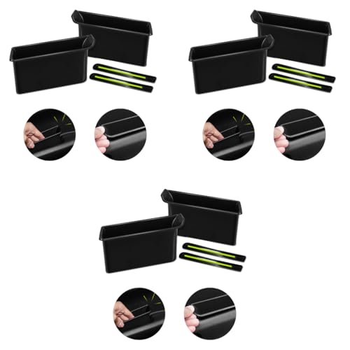 STHIRA® Car Organizer Case Front Row Door Handle Modification for Accessories Universal Plastic Storage Box for Suzuki Jimny JB64 JB74W 2019-2024 3PCS