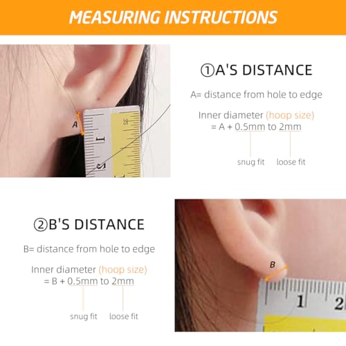 SANNIDHI® 4 Pairs Hoops Earrings for Women Men Stylish Gold Stainless Steel 8mm 10mm 12mm 14mm Ear Rings Fashion Couple Jewellery Set Birthday Gift Girls 2PCS