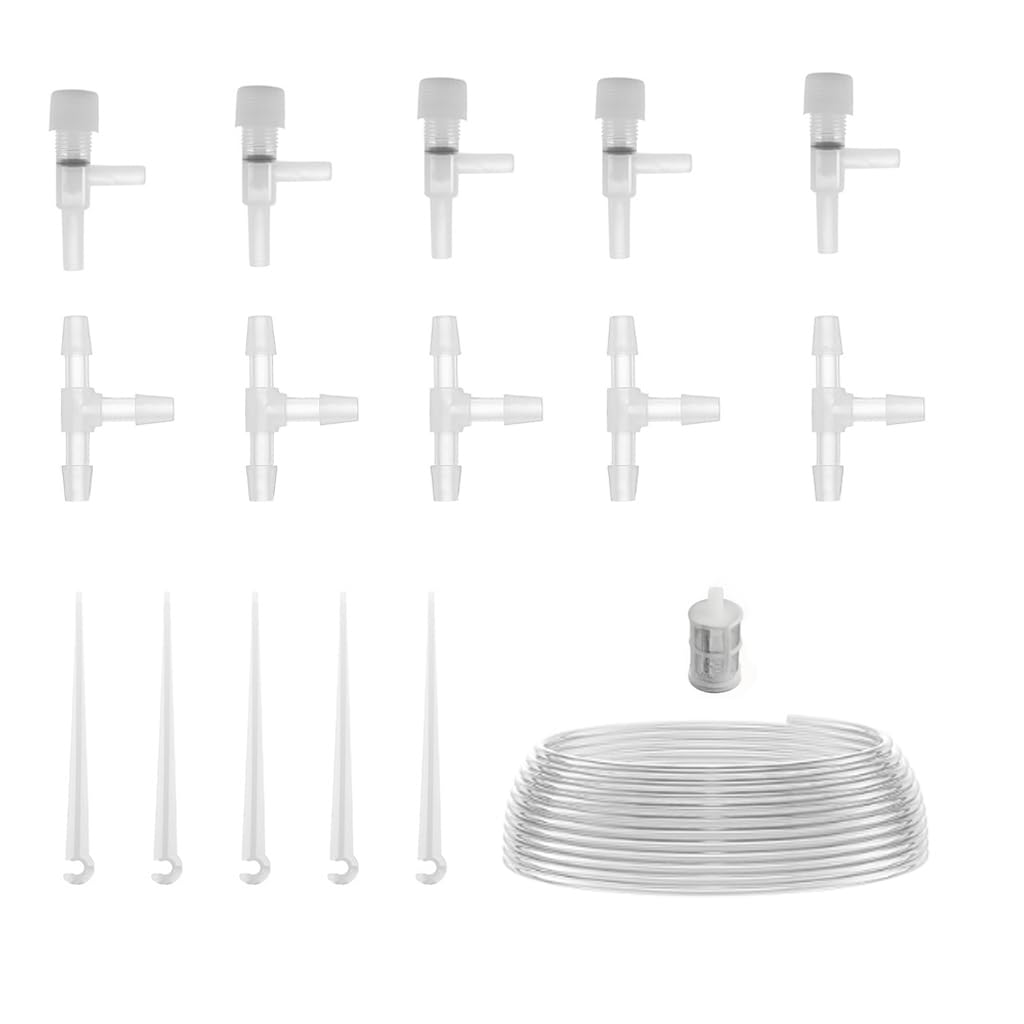 HASTHIP Slow Drip Irrigation Kit for Gardening with 5 Meter Water Pipe & Filter | DIY Setup