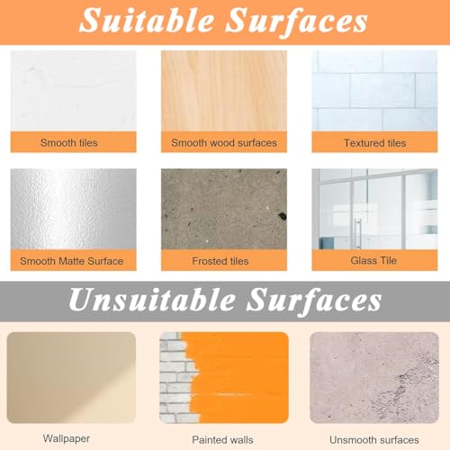 HASTHIP® 40PCS Wall Plate Hanger Display Holder Self Adhesive Plates Hanging Hook for Displaying 2.4 Inches Triangle Stainless Steel Hooks Home Decoration