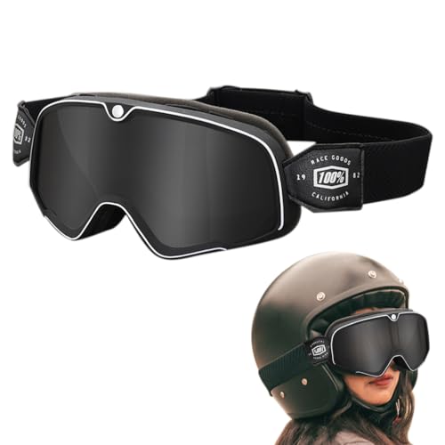 Proberos Motorcycle Goggles, Motorcycle Goggles Helmet Goggles UV 400 Sun Protection Windproof Riding Goggles, Goggles Anti-UV Outdoor Sport Cool ATV Dirt Bike Goggles, Helmet Goggle