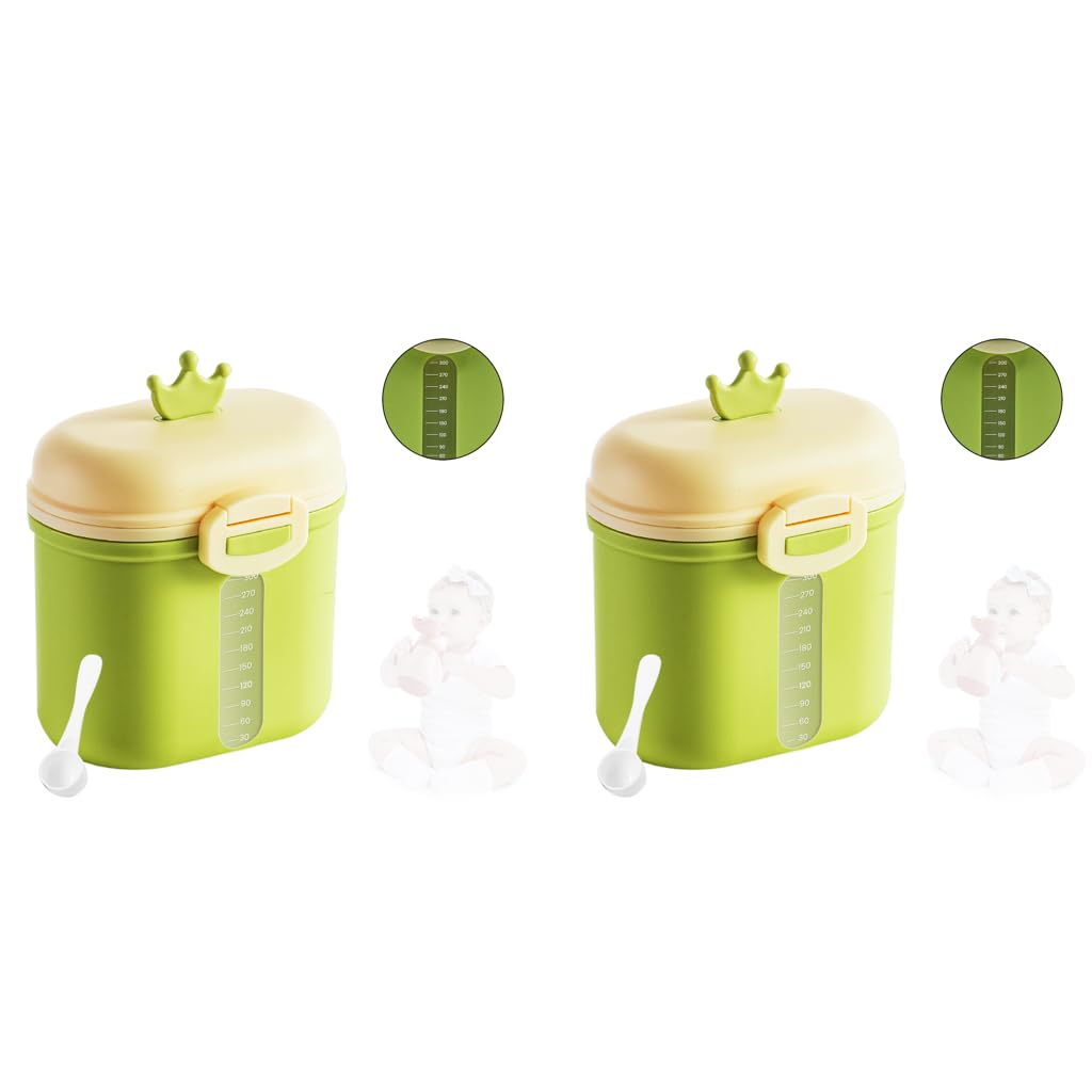 SNOWIE SOFT Baby Formula Dispenser 360g with Scoop and Leveller | Foodgrade PP Anti-Leak Container