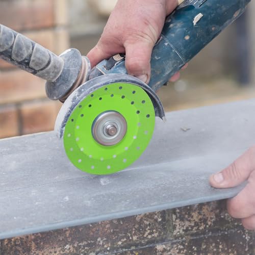 Serplex® 9PCS Diamond Saw Blades 11.5cm Diameter Multi-Pore Abrasive Disc for Cutting Polishing Universal Hard for Porcelain Ceramic Granite Marble
