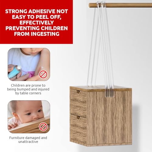 SNOWIE SOFT® 6.6ft Edge Banding 24PCS Corner Protectors Self-Adhesive Clear L-Shaped Table Trim Child Safety Cushioning Guards Cuttable Furniture Sharp Edge Banding