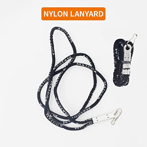 Proberos® Professional Whistle for Sports Coach with Lanyard High Sound Hyper Referee Coaches Life Guard Self Defense Survival Emergency Uses 3 PCS