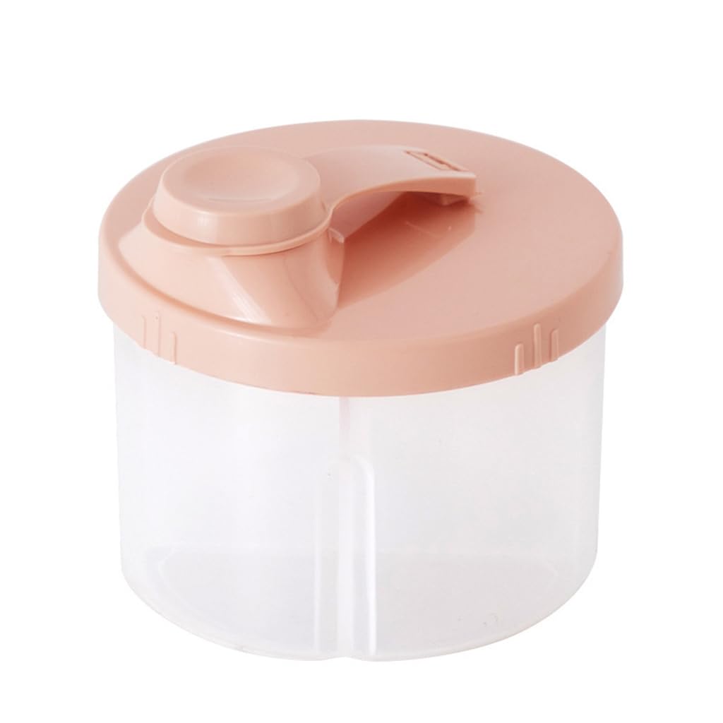 SNOWIE SOFT® Baby Formula Dispenser 4-Compartment Baby Food Container Food Grade PP Baby Food Container Travel Baby Formula Dispenser Baby Food Dispenser for Milk Powder, Snacks