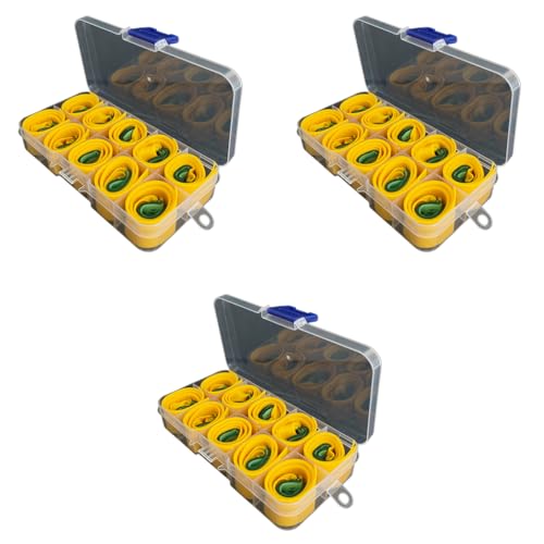 Proberos® 30PCS Slingshot Bands Flat Rubber Catapult with Carrying Box