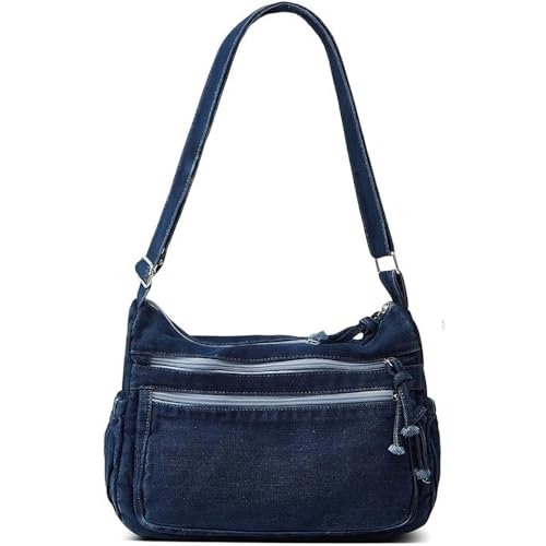 ZIBUYU® Denim Purses for Women, Large Capacity