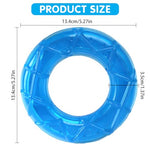 Qpets® Pet Chew Toy 5 Inches Dog Chew Toy Freezer Safe Cool Water Ring Toy Chew Toy Food-Grade TPR Ring Chew Toy for Dog Summer Cool Ring Chew Toy Water Ring Chew Toy