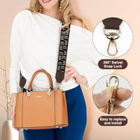 PALAY® Bag Straps for Sling Bag Brown Shoulder Strap for Crossbody Bag Fashion Polyester Chain of Bag Quick Release Adjustable Satchel Chain Strap for Handbags - 33''-55''